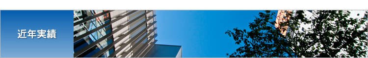 近年実績